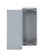 GRP-Gehäuse Serie Elbe Polyester 260x160x90mm IP66 Fehgrau – Bild 2