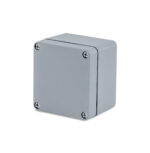 GRP-Gehäuse Serie Elbe Polyester 160x160x90mm IP66 Fehgrau