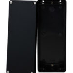 GRP-Gehäuse Serie Elbe Polyester 260x160x90mm IP66 Graphitschwarz