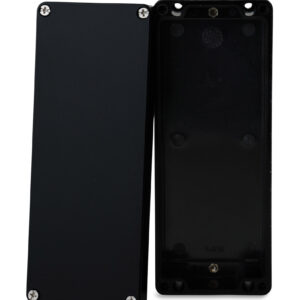 GRP-Gehäuse Serie Elbe Polyester 260x160x90mm IP66 Graphitschwarz