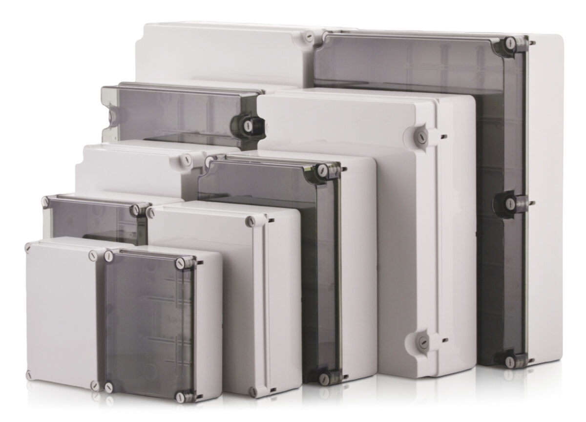 Edi-tronic ABS Leergehäuse – Transparent, 158x90x60 Mm, IP66, Inkl. Dichtung & Schrauben
